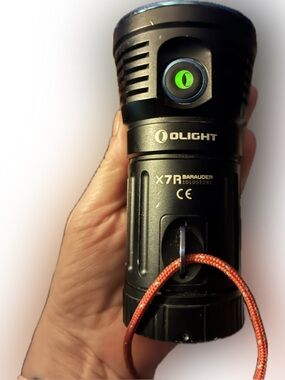 🔦 Olight X7R Marauder Rechargeable LED Flashlight – Black